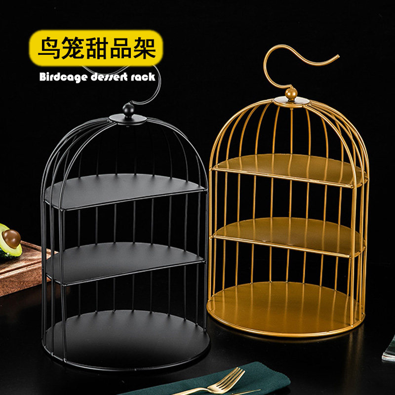 甜品台摆件冷餐茶摆台托盘展示架