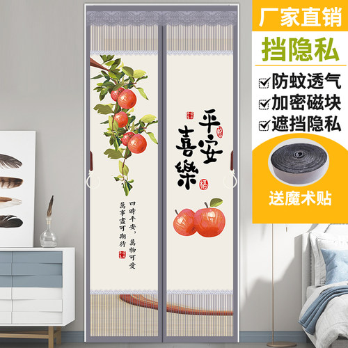 防蚊门帘新款2024隐私防偷窥