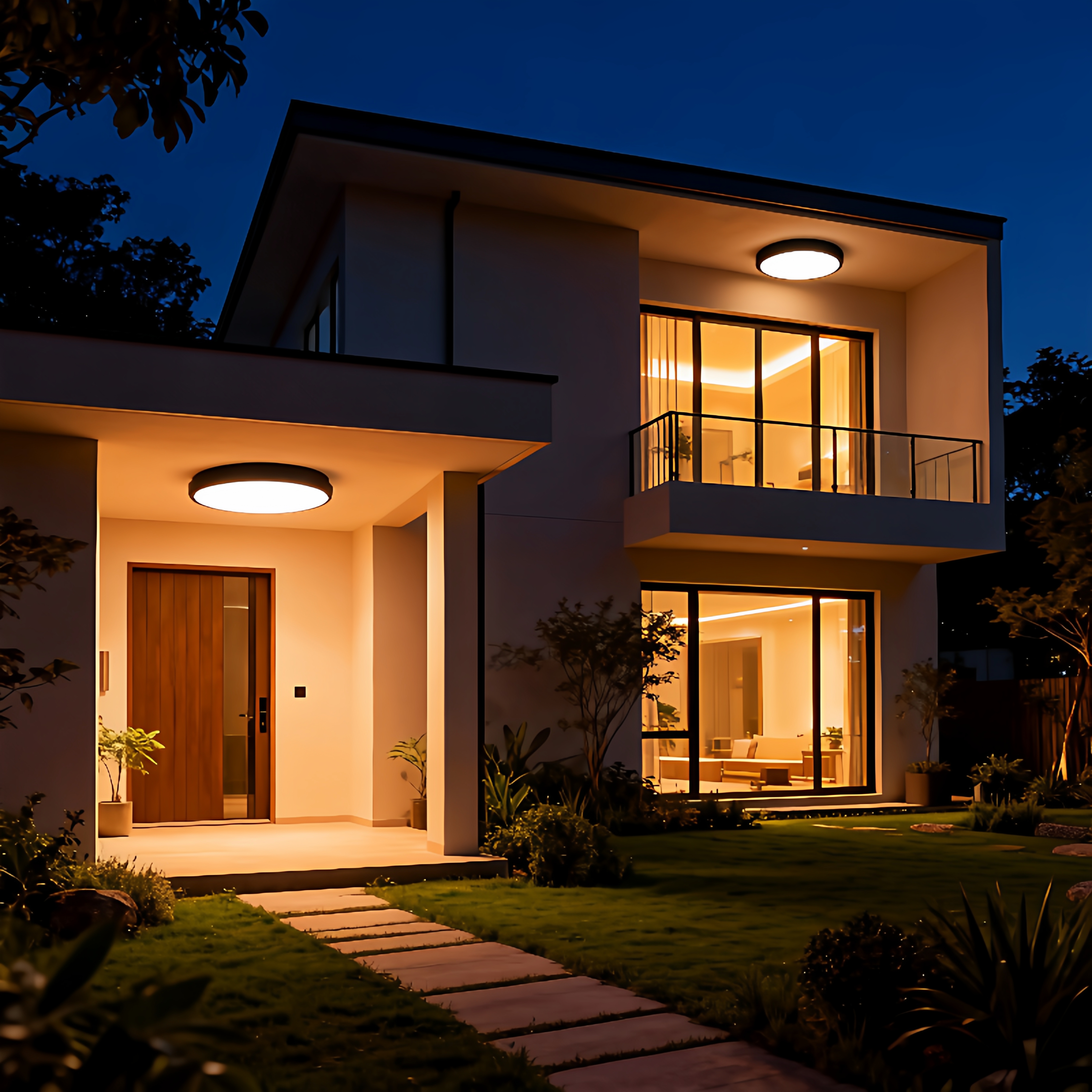 大门进户门灯户外防蚊虫吸顶灯