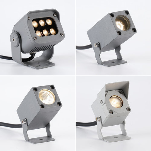 方形迷你小射灯户外防水别墅墙灯