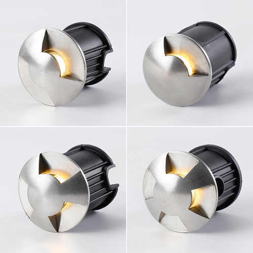 led侧发光地埋嵌入地灯不锈钢