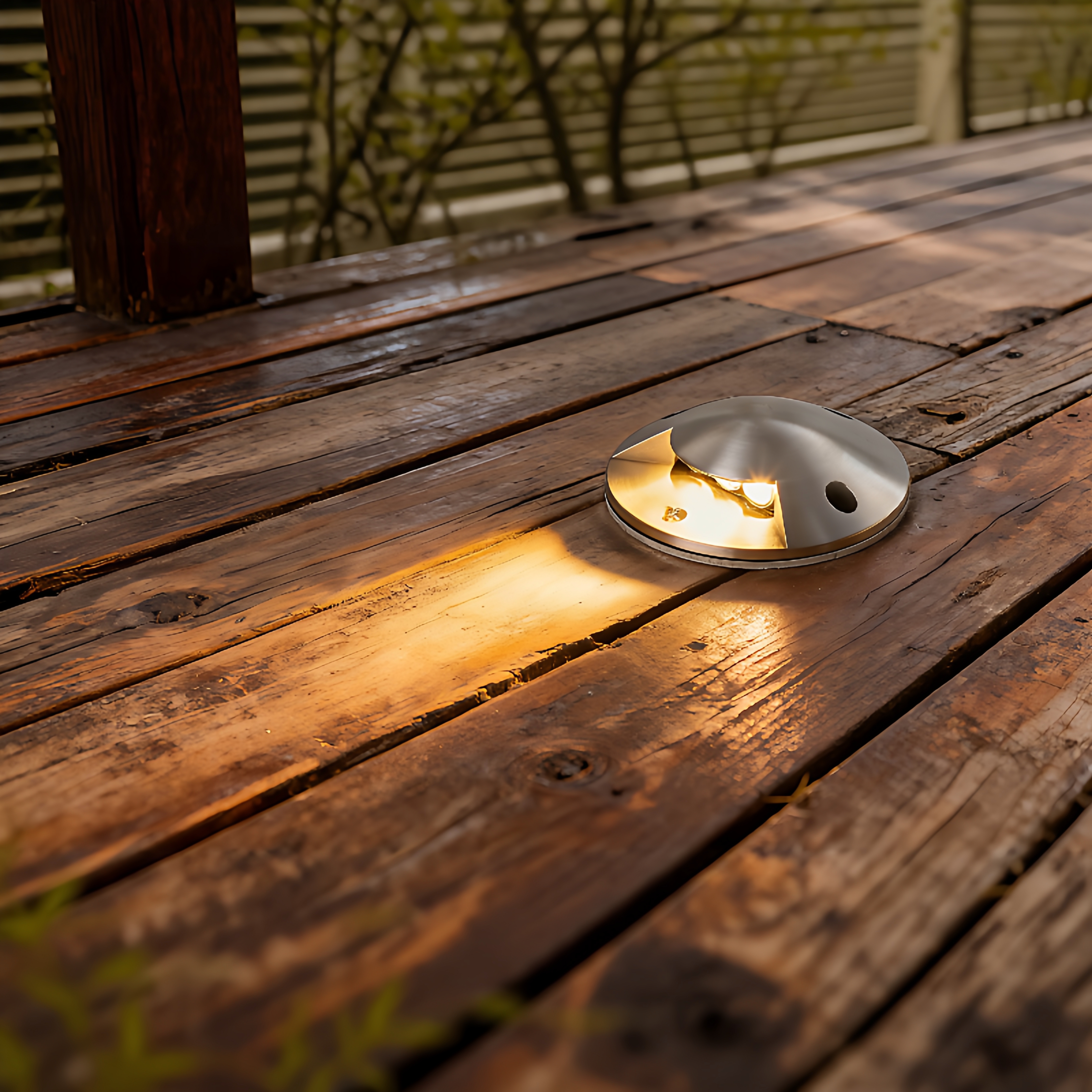 不锈钢龟背灯超薄免开孔地灯