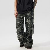 迷彩工装 裤 夏季 PilotDragon美式 宽松口袋阔腿伞兵军装