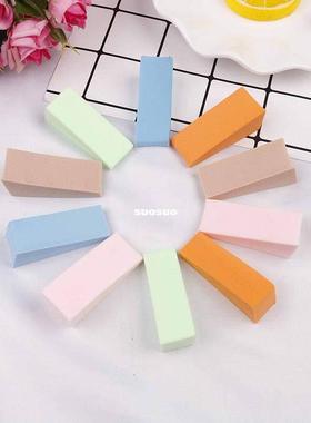 10Pcs White Trianle Makeup Spone Puffs Beauty Cosmetic Smo