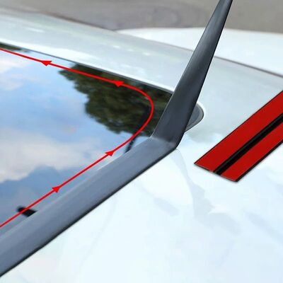 Auto Window Edge Windshield Soundproofing Rubber Seals 14/19