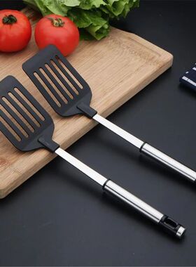 Stainless Steel Turners Kitchen Tools Nylon Handle Spatula F