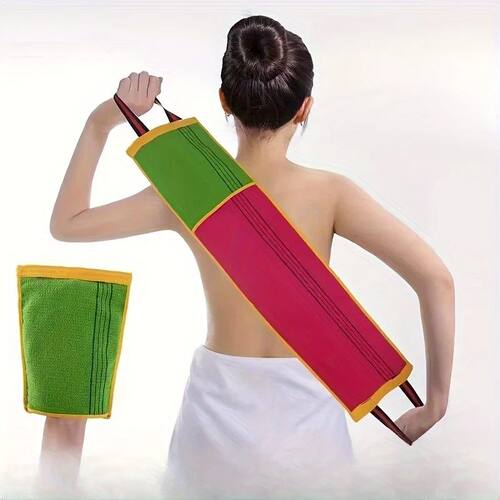 1pc Random Color Back Scratcher Towel, Powerful Dust and Mud
