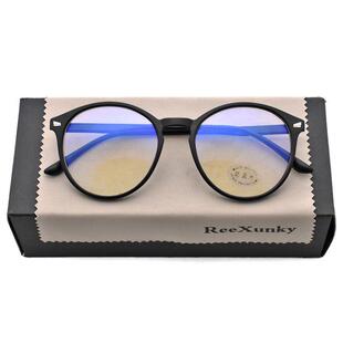 Unisex Anti Blue Rays Computer Glasses Women Vintage Round F