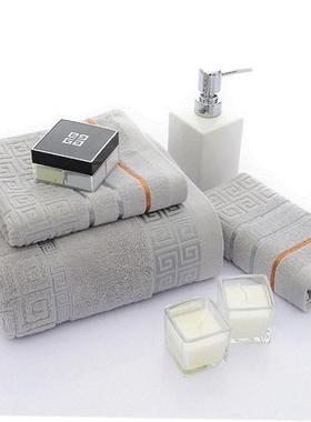 3Pcs Luxury Hotel Cotton Bath Towel Set Hand Face Towel 浴巾