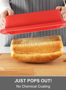 Silicone Bread Loaf Pans Baking Mold Meatloaf Cake Tray