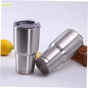 Stainless Steel Tumbler Cup with Lid Straw 30 Oz Double Wall