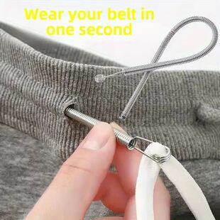Bendable Spring Drawstring Threader Clip Pants Hoodies Elast