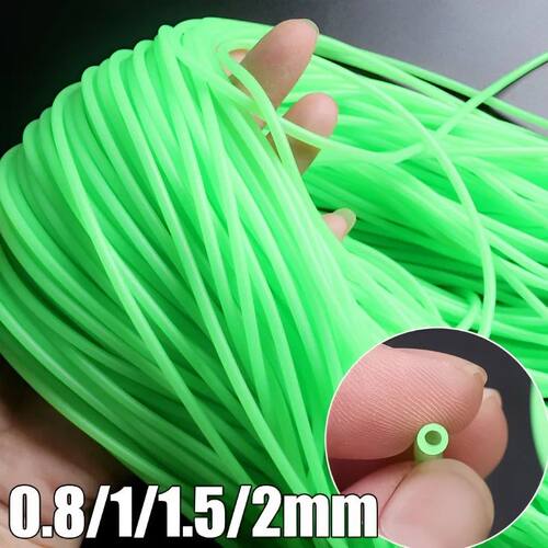 0.8/1/1.5/2mm Luminous Fishing Hose Silicone Anti Rig Tube T