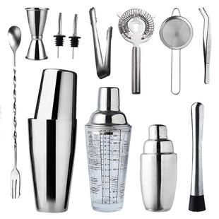 Piece Boston Cocktail Bartender Stainless Shaker Steel Kit