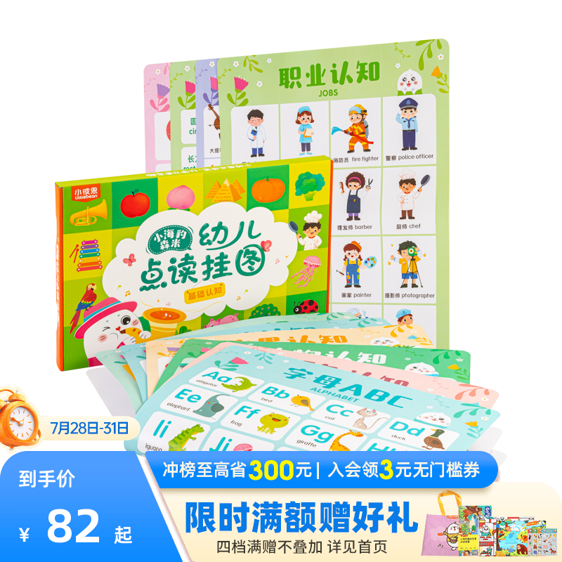 小彼恩幼儿点读挂图基础认知10张