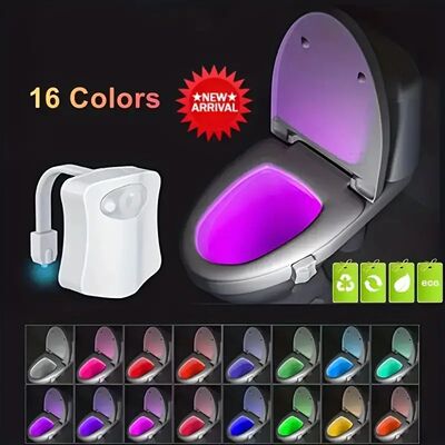 Motion Sensor Light Wireless LED Night Light RGB 8/16colors