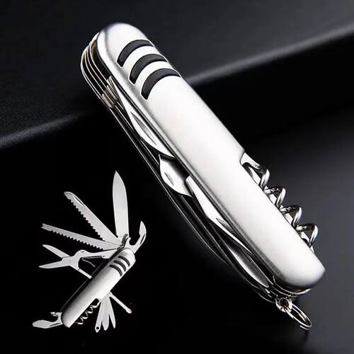 Portable 11 in 1 Fold Pocket knife Carry Around Multifunctio