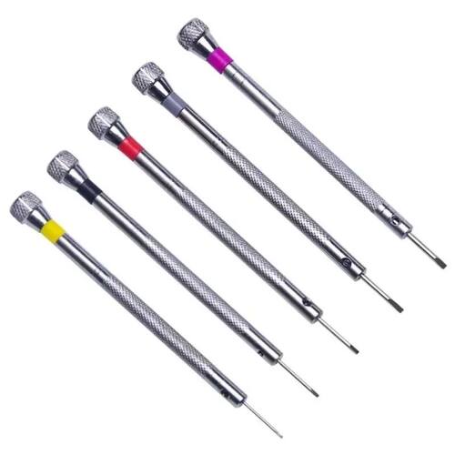 0.8-1.6mm Steel Screwdriver Watch Repairing Tool Portable Ba