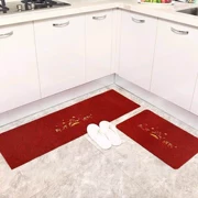 Thảm nhà bếp Hai dải dài của phòng tắm gia đình hấp thụ nước và thảm chống dầu vào cửa thảm mat chống trượt - Thảm sàn