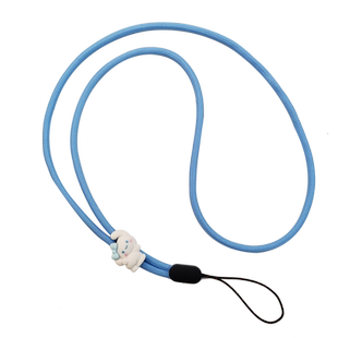 手机挂绳长款挂脖子卡通简约小熊挂饰男女款不勒脖可调节伸缩挂件防摔手机链吊绳结实耐用百搭可爱防丢挂绳