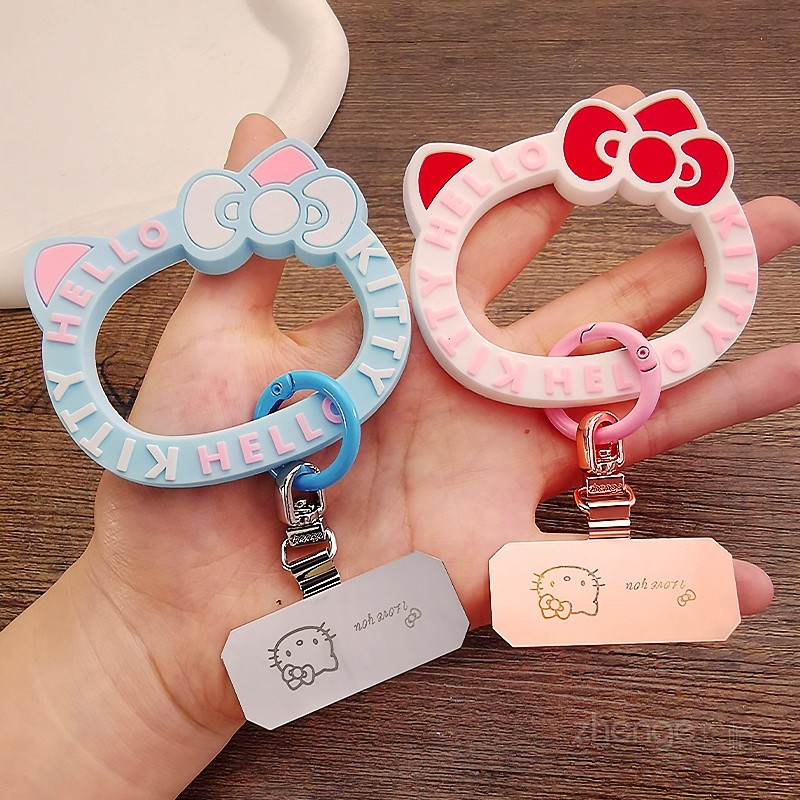 虹客可爱猫圆环夹片手机挂绳金属旋转头薄垫片不顶壳不影响充电手机链串挂钩连接贴压片结实耐用防摔挂件新款,3C数码配件,手机挂件/手机链,淘宝优惠券,粉丝福利购,淘宝优惠卷