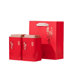 红茶礼盒空盒金骏眉空铁盒礼罐半斤茶叶罐古树红茶包装罐散茶包装