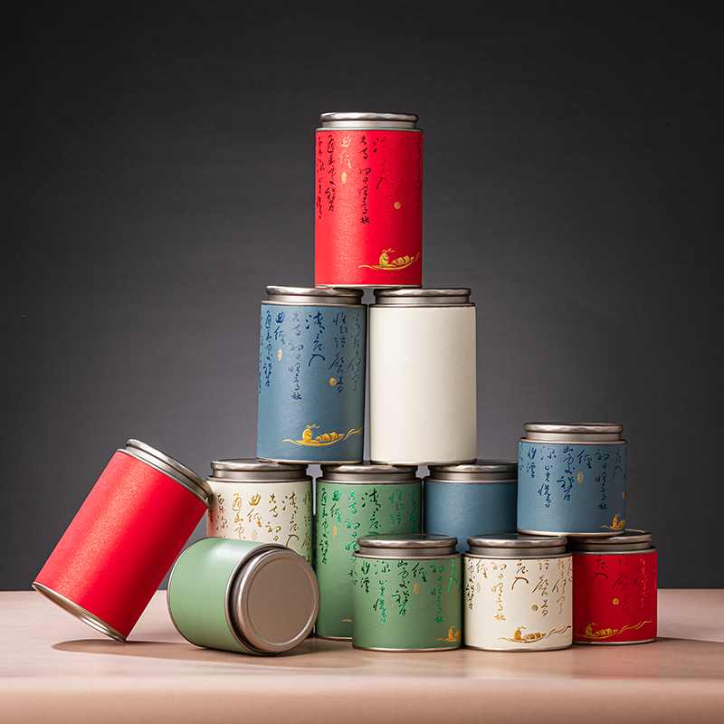 茶叶罐密封罐纸罐定制