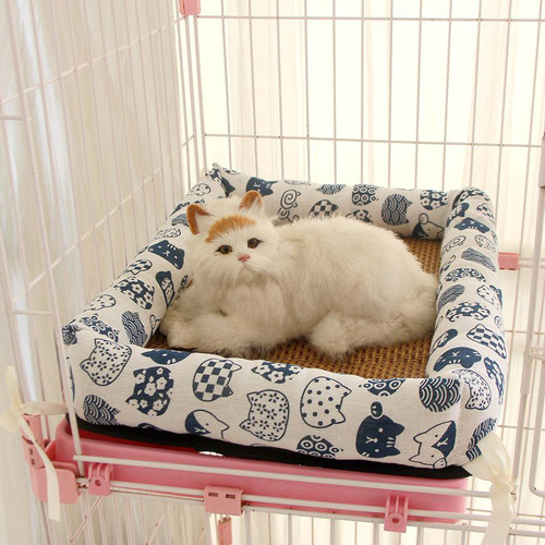 猫窝夏季凉窝猫咪笼子专用睡垫