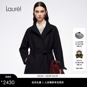 Laurel劳芮26春新款 飒爽廓形立领风衣外套LWD375F00900