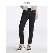 Laurel劳芮春夏有型修饰显瘦弹力通勤小脚裤 女LWL342K05700