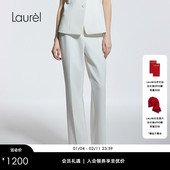 Laurel劳芮新款 通勤职场直筒西裤 女LWD365K00800