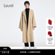 绵羊毛 Laurel劳芮新款 经典 系带收腰长款 大衣LWD354D04200