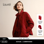 Laurel劳芮26春新款 轻盈白鹅绒 菱格绗缝羽绒服LWL371L00200