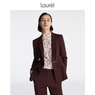 女LWL341T09500 Laurel劳芮春夏LORBEER桂冠西装 美丽诺羊毛