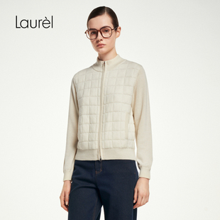 Laurel劳芮新款 针织羊绒外套女LWL353M14300 山羊绒
