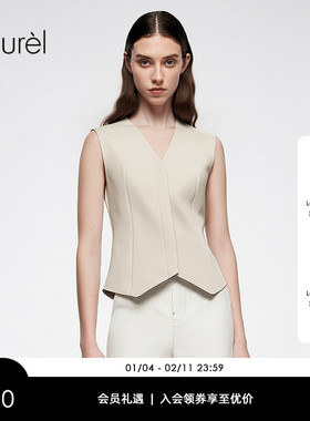 【三醋酯纤维】Laurel劳芮新款暗门襟西装马甲LWD366B01300