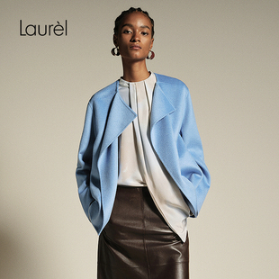 晕染印花衬衣LWL363C03600 Laurel劳芮25秋新款 23mm真丝重绉