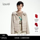 Laurel劳芮新款 皮拼接连帽夹克棉服女LWL361L00300