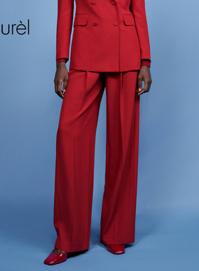 【诺特极简联名】Laurel劳芮新款高腰阔腿西裤LWL361K01200