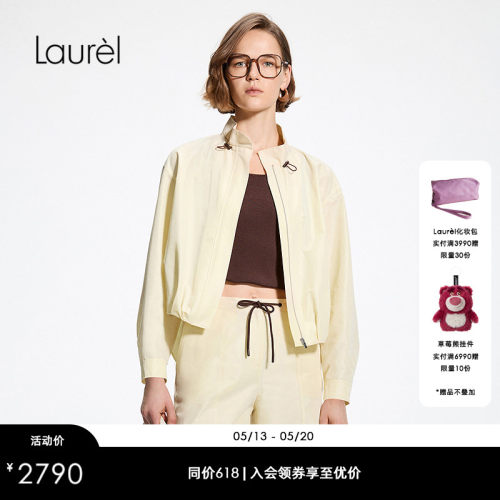【进口色织弹力面料】Laurel劳芮26夏新款菁英外套LWL372W02700
