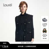 小香风外套式 Laurel冬新款 背心女LWD343B01300 小香风