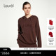 Laurel劳芮新款 绵羊毛 羊毛连帽卫衣泽西风女LWL354M09000