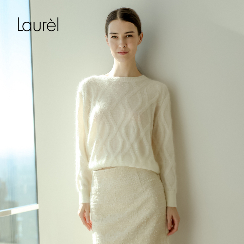 【大乐严选】【POLIPELI纱线】Laurel劳芮马海毛淡人针织