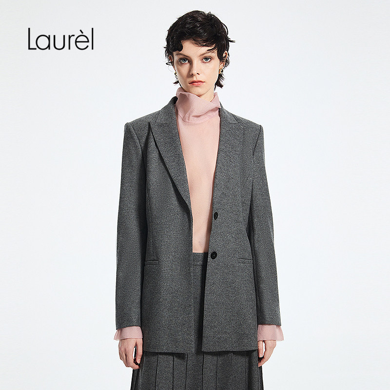 【绵羊毛】Laurel劳芮新款利落廓形高智感西装女LWD366T06900