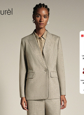 【18MM烫金双绉】Laurel劳芮新款直身真丝衬衣LWL363C02200