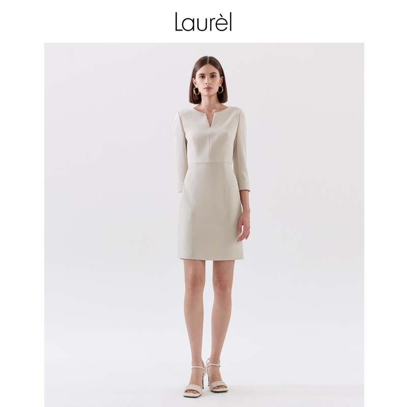 Laurel气质修身显瘦连衣裙