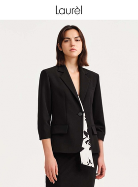 Laurel劳芮新款时尚经典丝巾西装外套LWD351T01800