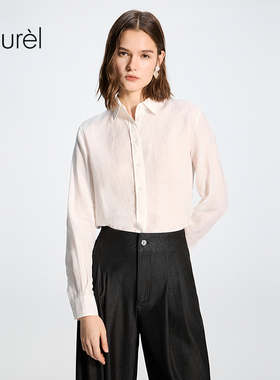 【亚麻】Laurel劳芮26春新款舒适简约宽松直身衬衫LWD371C01400