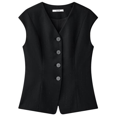 LAURELV领无袖背心马甲