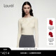 山羊绒 Laurel劳芮新款 蕾丝拼接喇叭袖 针织衫 LWD354M04800